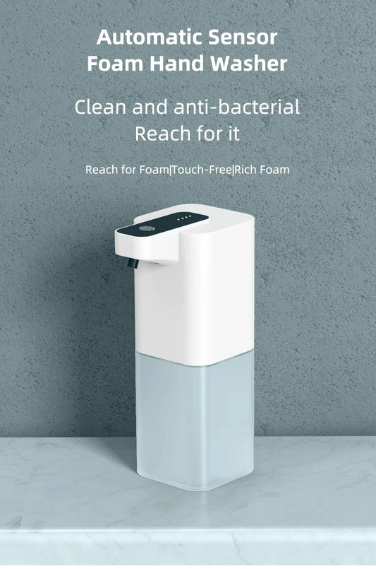 Automatic Soap Dispenser Infrared Sensor Hand Sanitizer USB Rechargeable Foam Hand Sanitizer Applicable To Kitchen And Bathroom