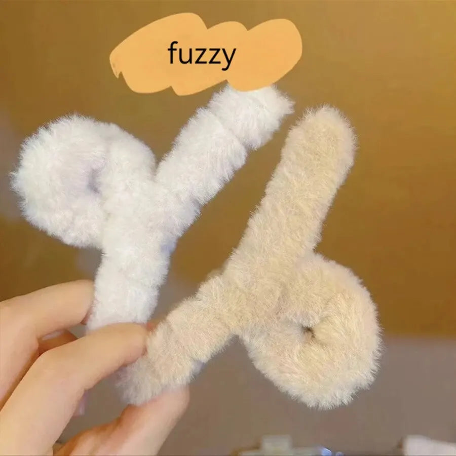 54pcs Autumn Winter Milk Tea Color Hair Bands