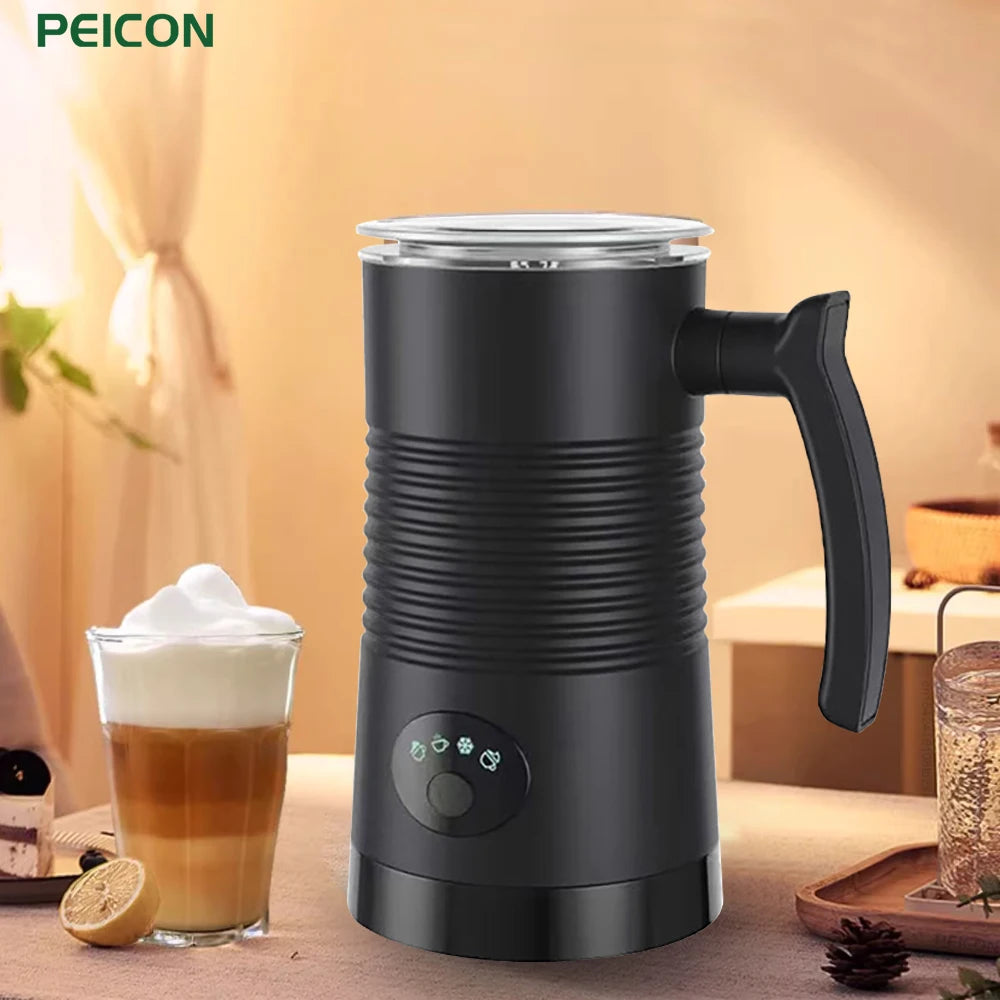 Electric Milk Frother Milk Foam Machine For Coffee Cappuccino Latte 4 in 1 Hot and Cold Foam Maker Automatic Milk Frother Foamer