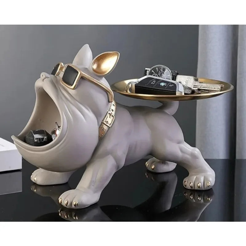 Black Bulldog Storage Decoration Set 1 piece  - Perfect for home